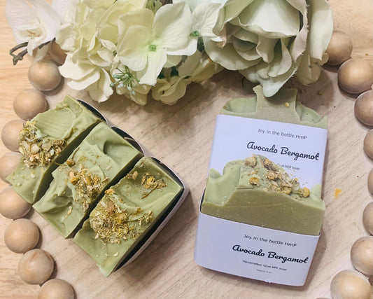 Avocado Bergamot Goat Milk Soap