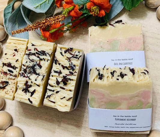 Grapefruit and Basil Goat Milk Soap