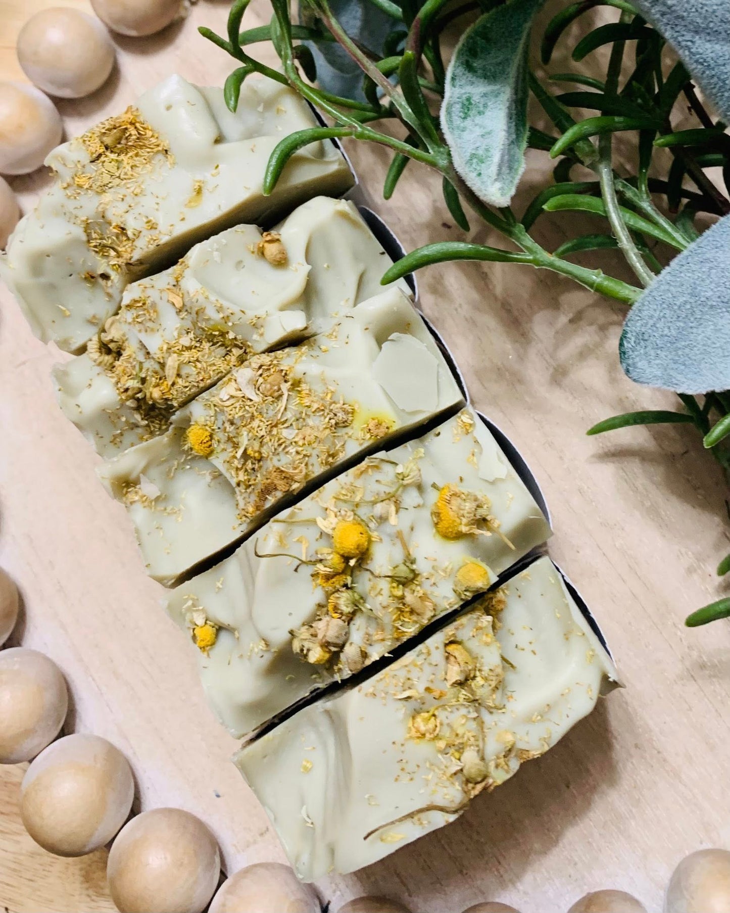 Peppermint Rosemary Goat  Milk Soap