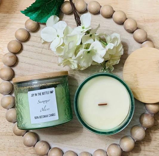 Summer Bliss 100% beeswax Candle